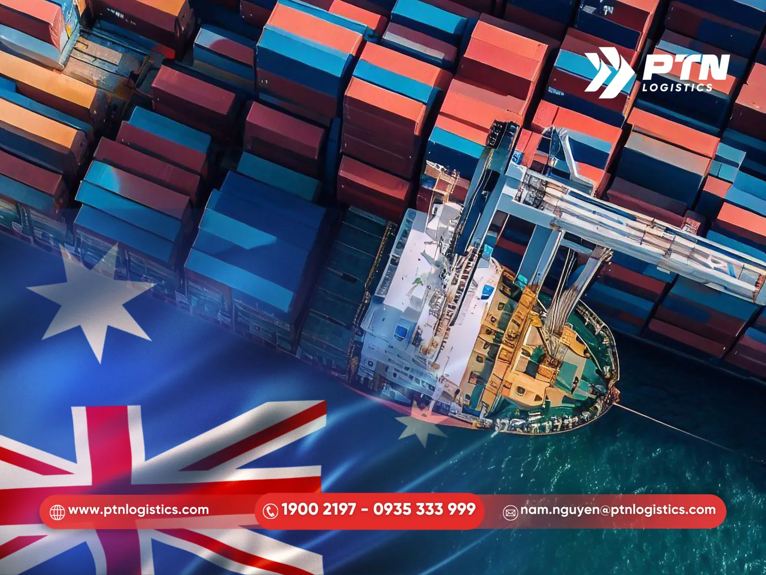 Gửi hàng nguyên container đi Úc