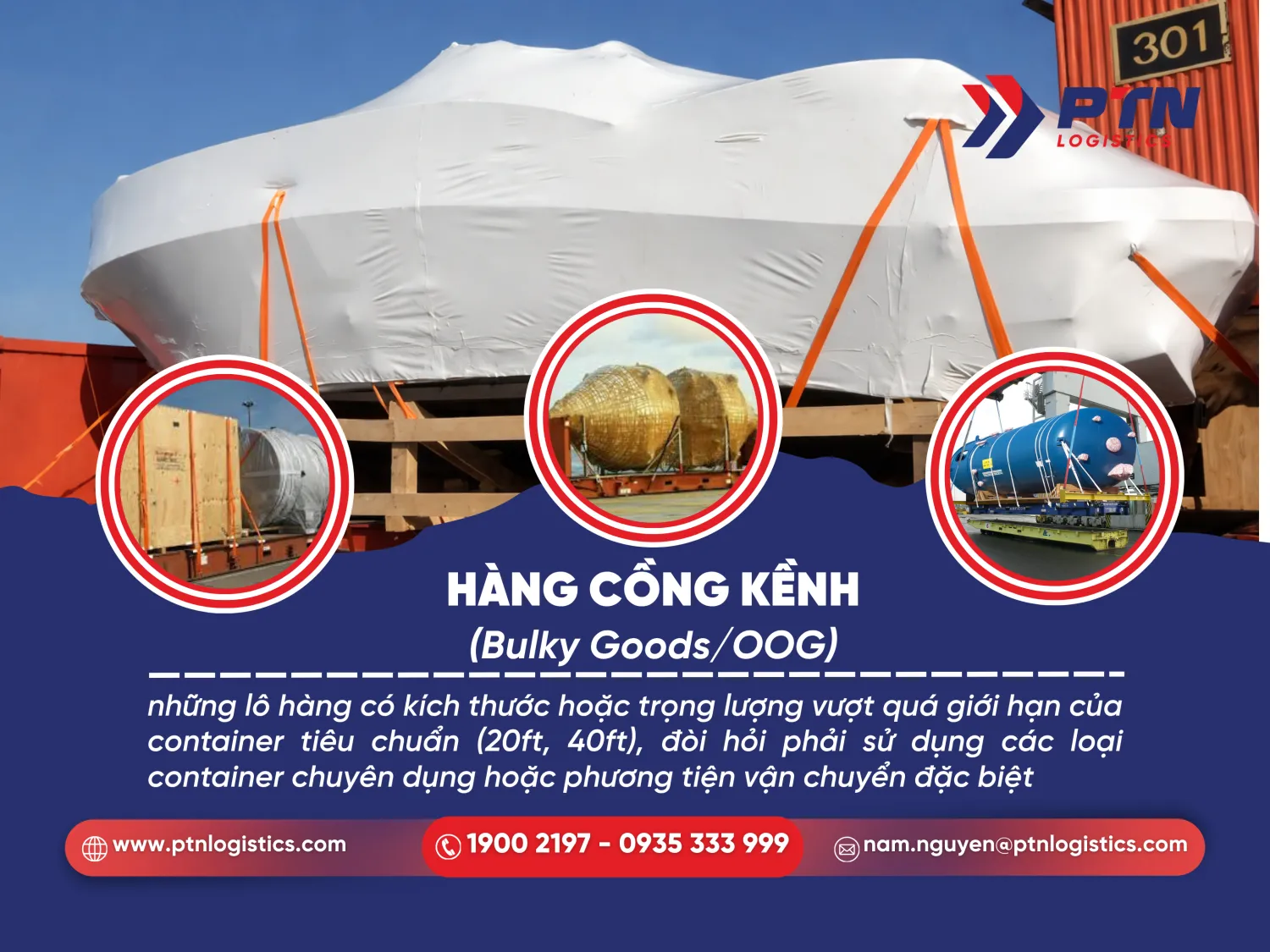 Hàng cồng kềnh là gì? Trong vận chuyển đường biển