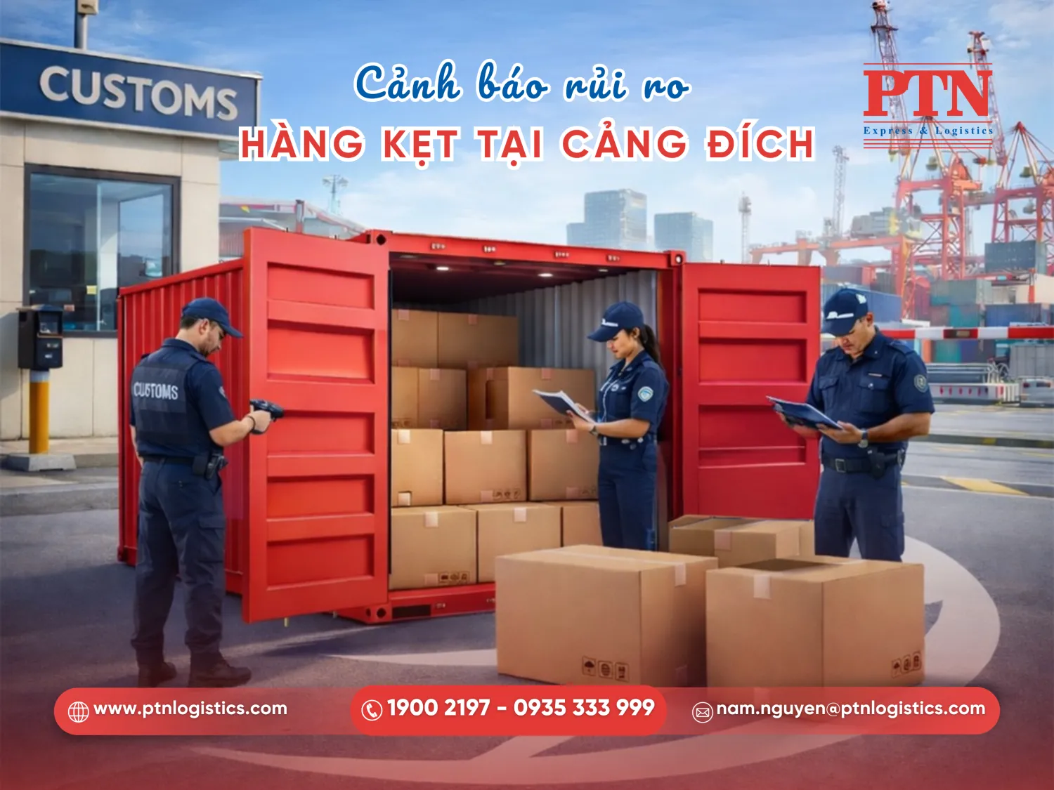 Hàng hóa bị giữ lại tại cảng do thiếu chứng từ