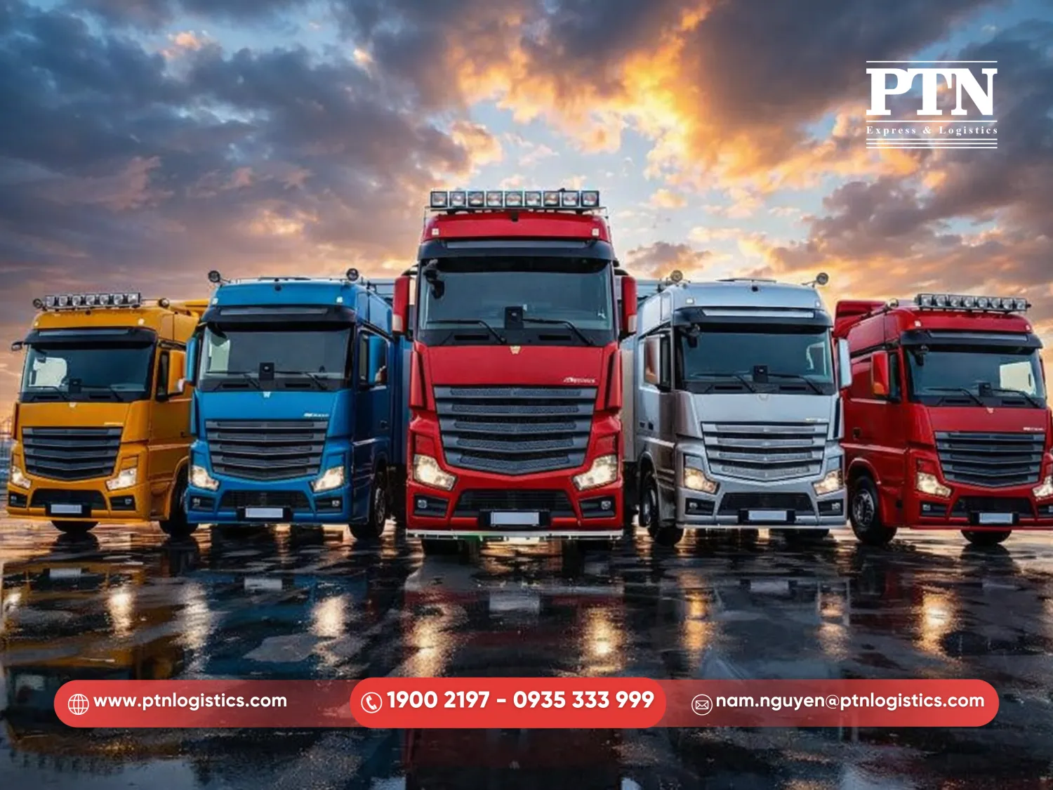 Hệ thống đầu kéo và container số lượng lớn