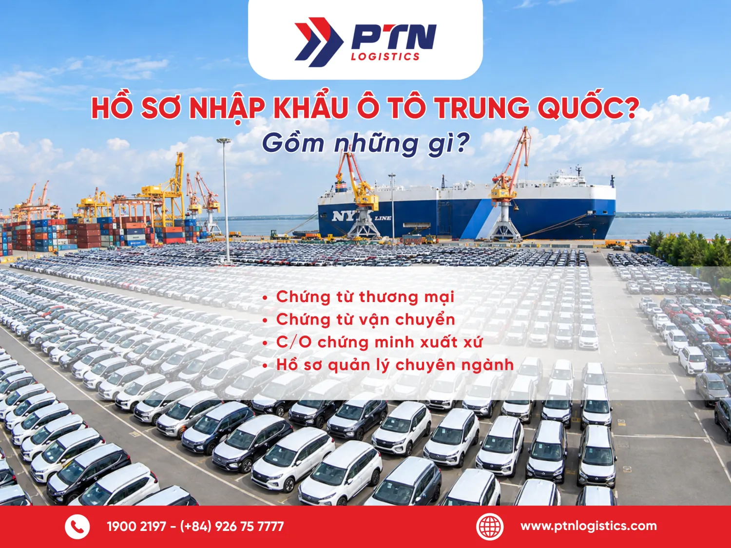 Hồ sơ cần chuẩn bị khi nhập khẩu ô tô