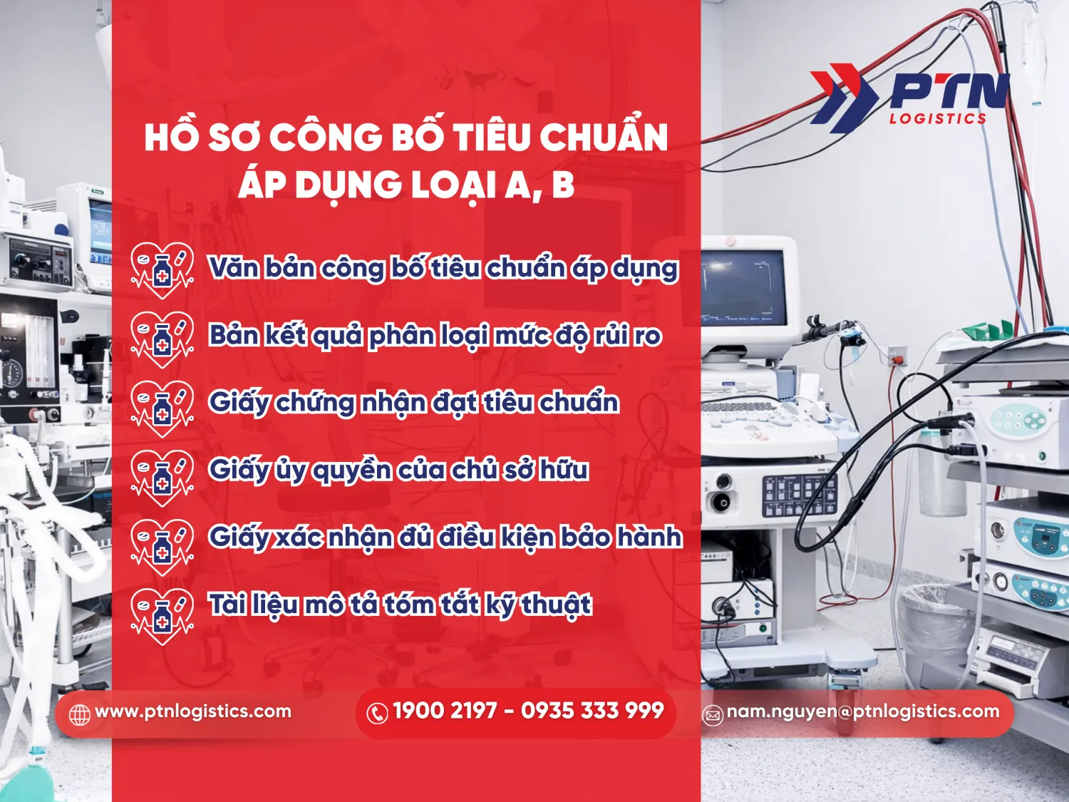 Hồ sơ công bố tiêu chuẩn áp dụng loại A và B