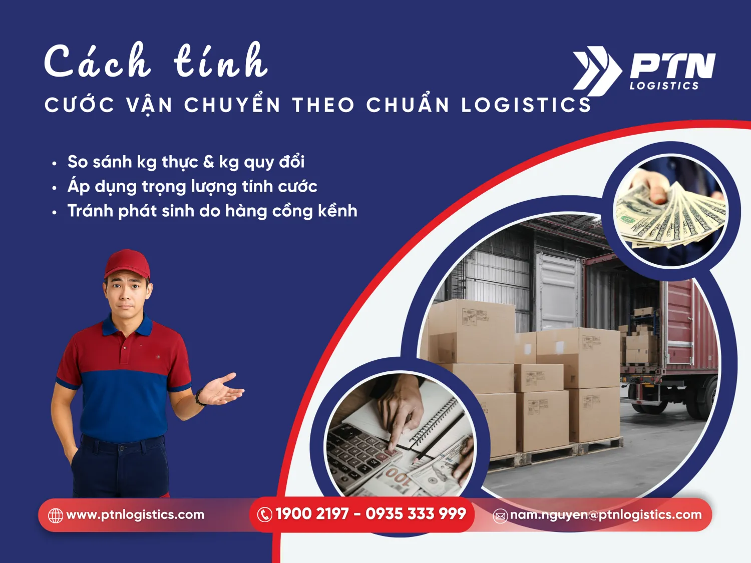 Hướng dẫn cách tính cước phí vận chuyển chuẩn
