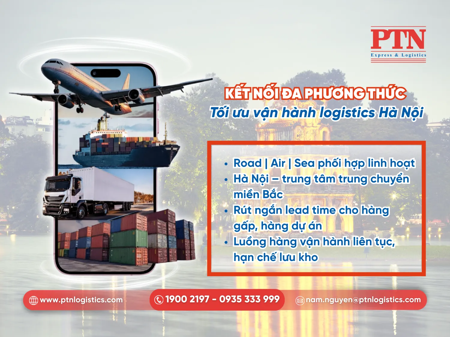 Kết nối đa phương thức, tối ưu vận hành logistics Hà Nội