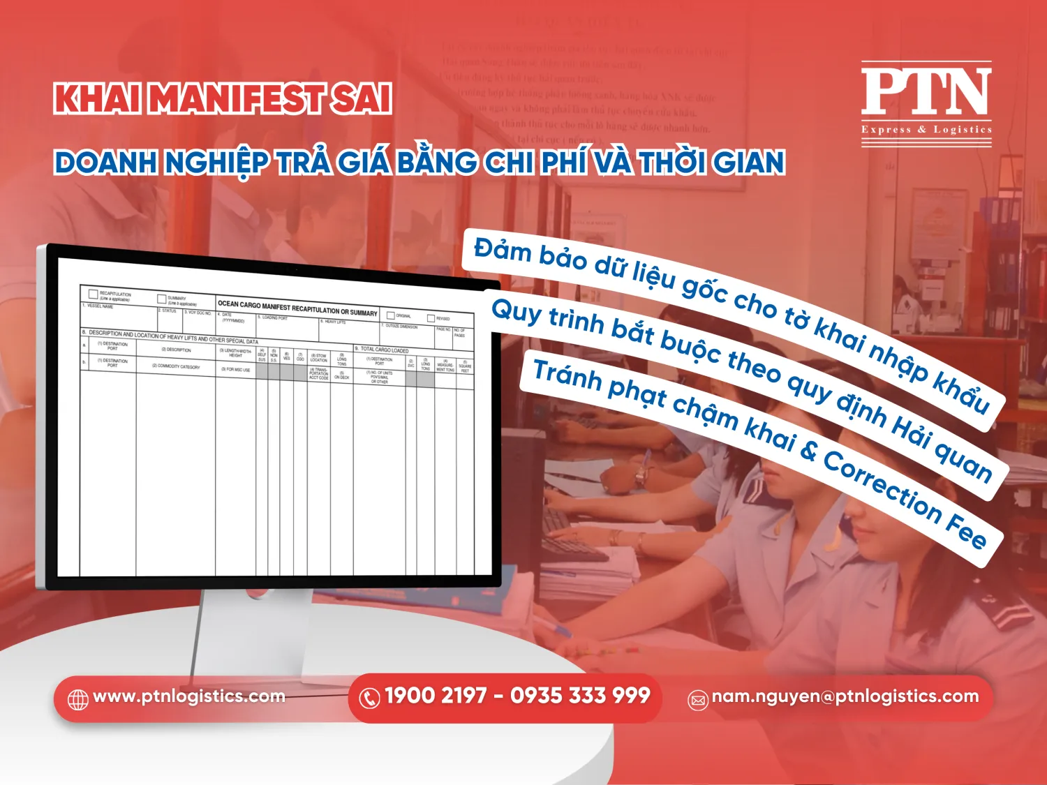 Khai manifest hàng nhập