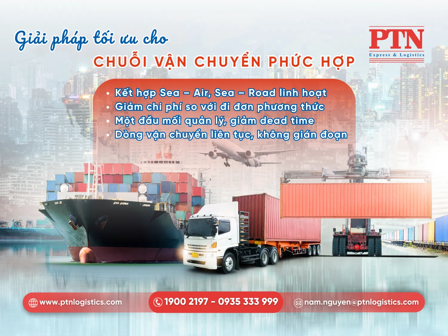 Khi nào nên sử dụng dịch vụ vận tải đa phương thức