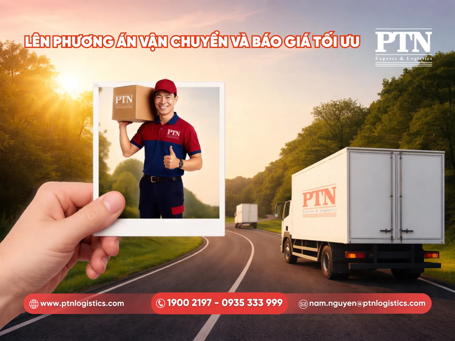 Lên phương án vận chuyển và báo giá tối ưu