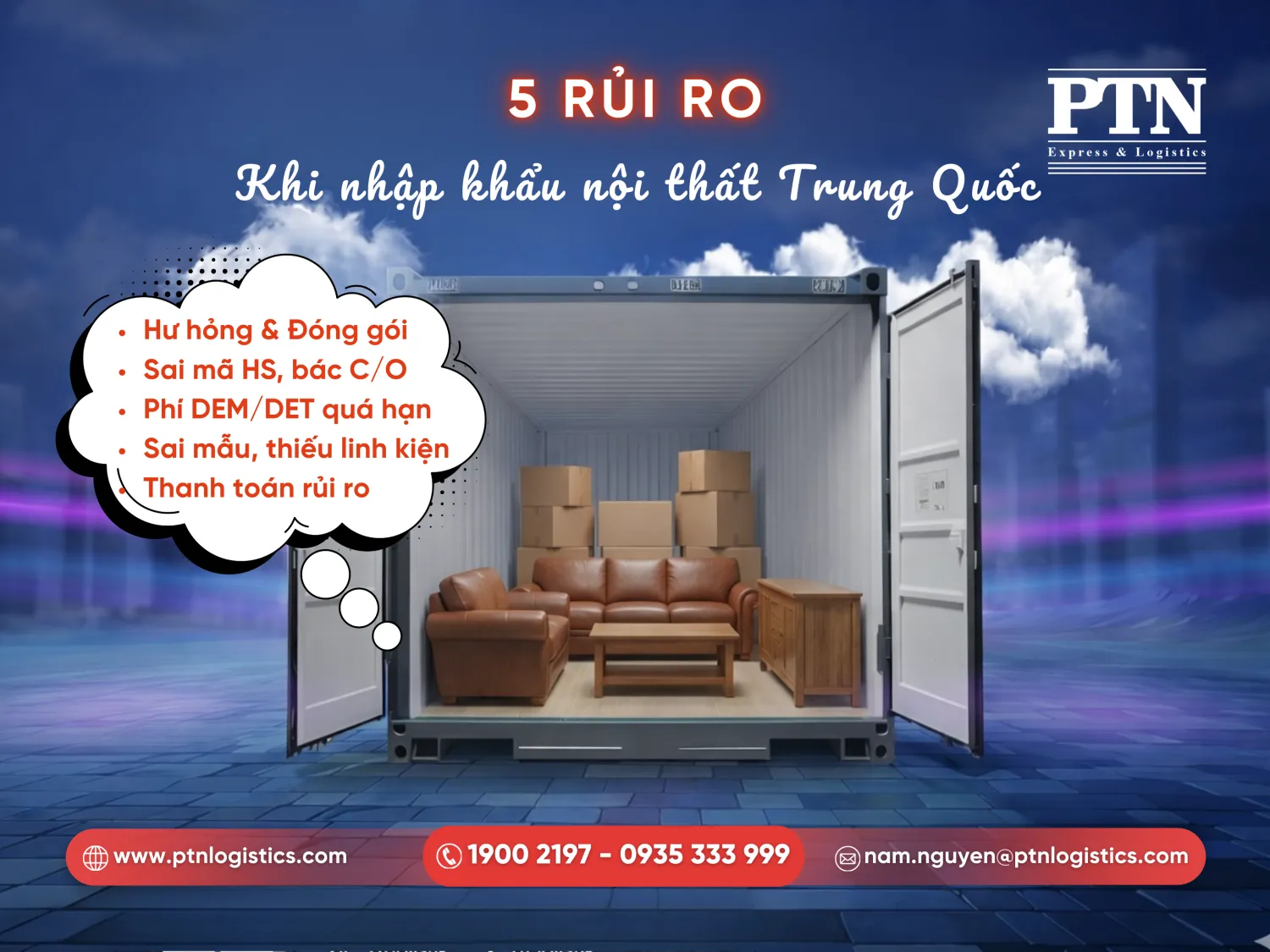 Lưu ý nhập đồ nội thất Trung Quốc