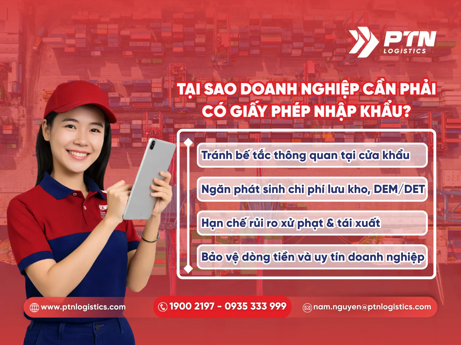 Lý do tại sao doanh nghiệp cần phải có giấy phép nhập khẩu