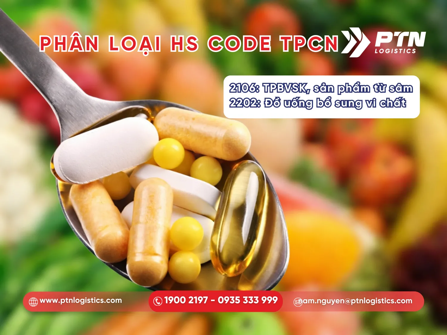 Mã HS Code cho thực phảm chức năng
