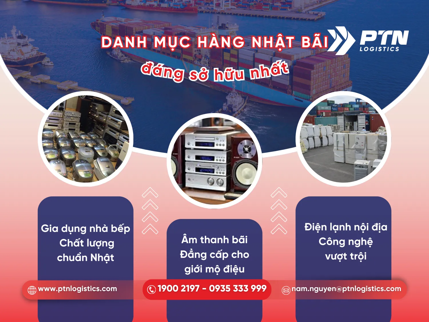 Mặt hàng bãi Nhật nên nhập