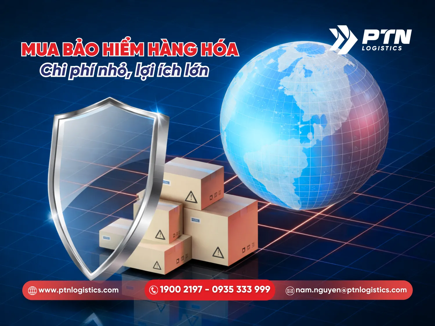 Mua bảo hiểm cho hàng hóa chi phí nhờ lợi ích lớn