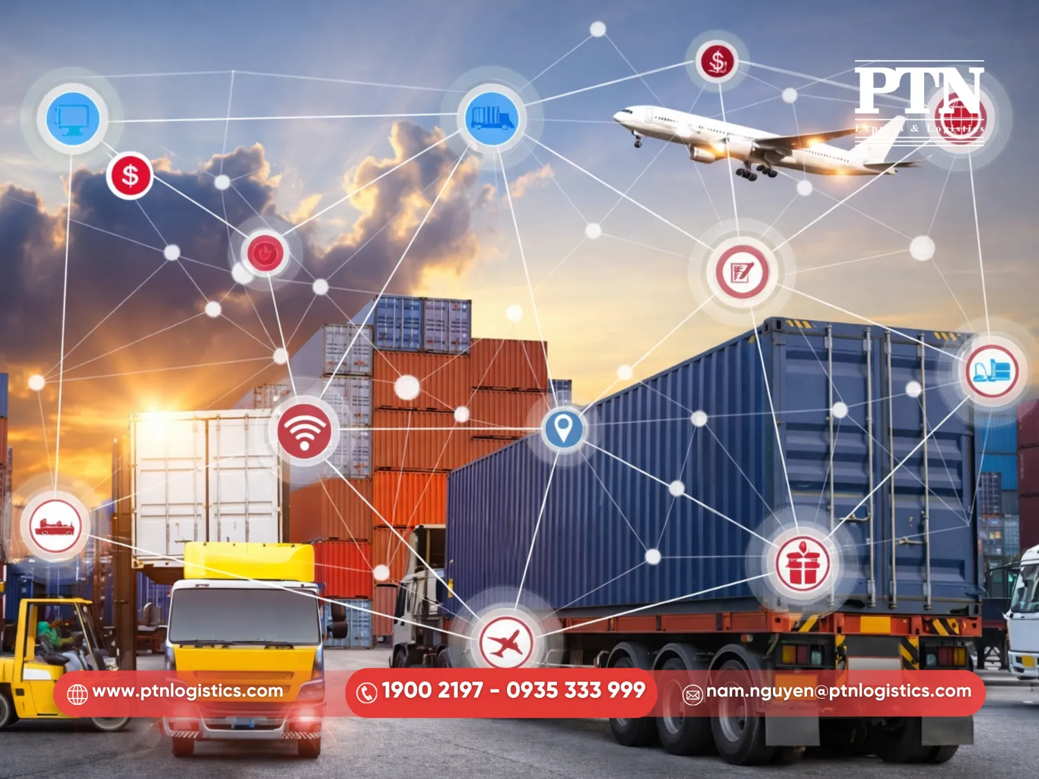 Năng lực vận tải đa phương thức từ PTN Logistics