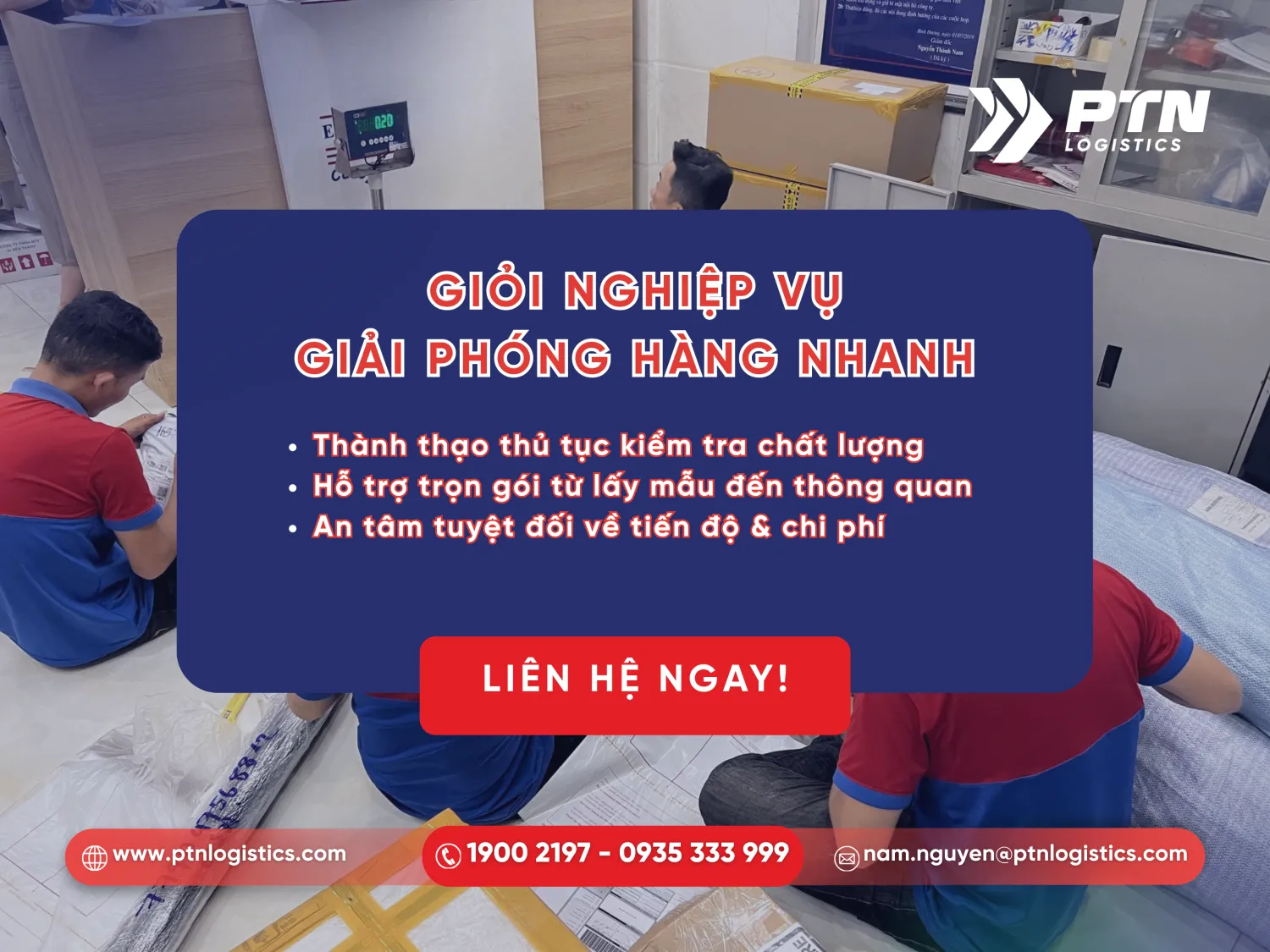 Nhân sự PTN am hiểu pháp lý và chuyên nghiệp