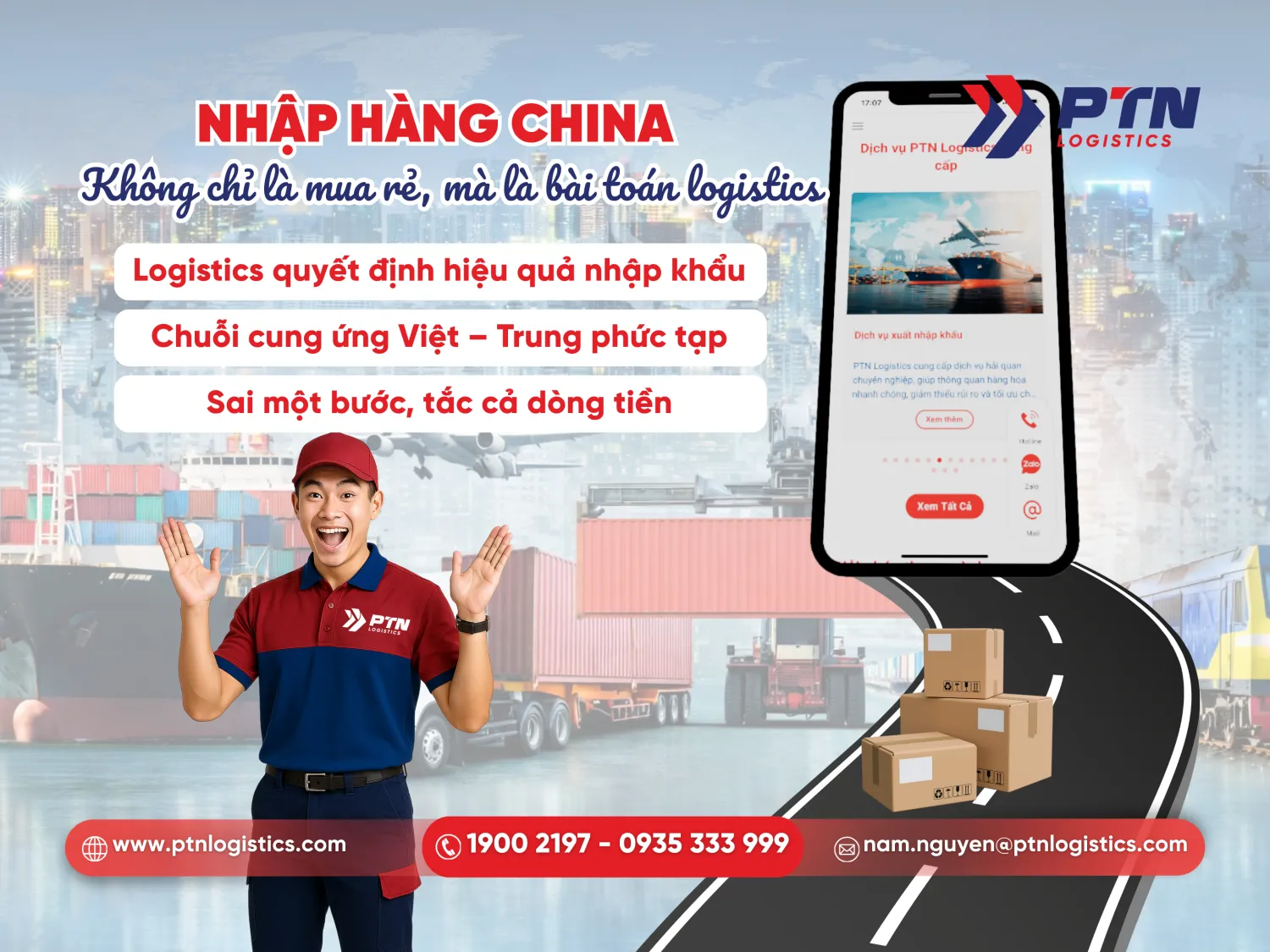 Nhập hàng China không chỉ là mua rẻ mà là bài toán logistics