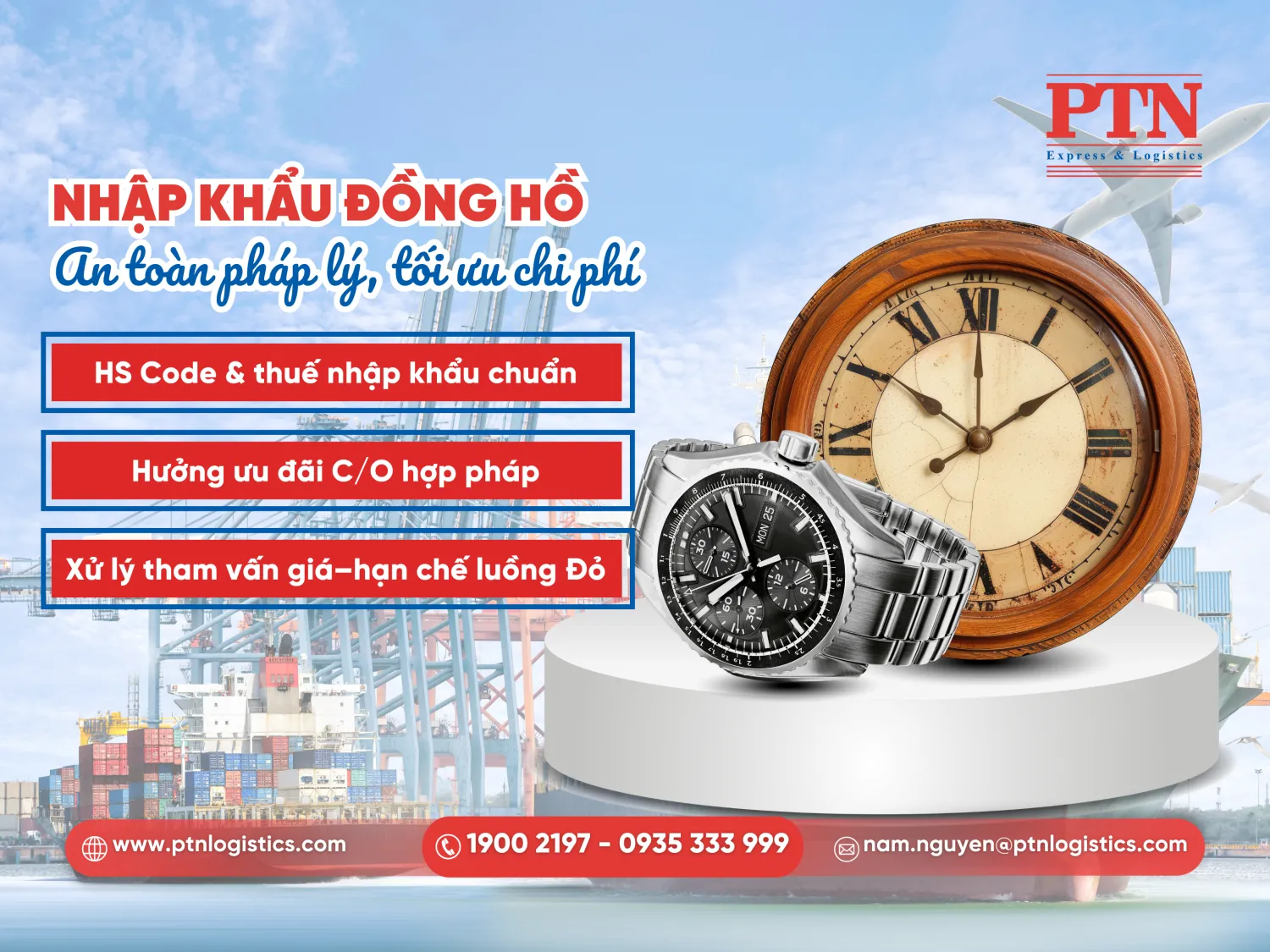Nhập khẩu đồng hồ