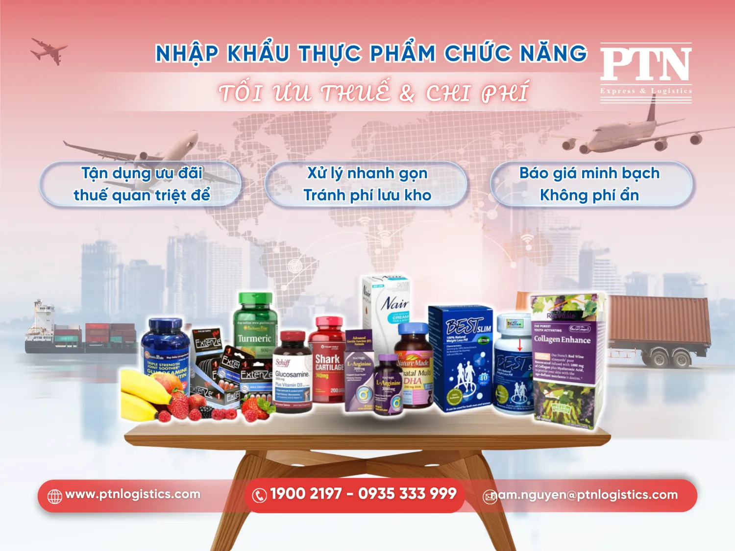 Nhập khẩu thực phẩm chức năng
