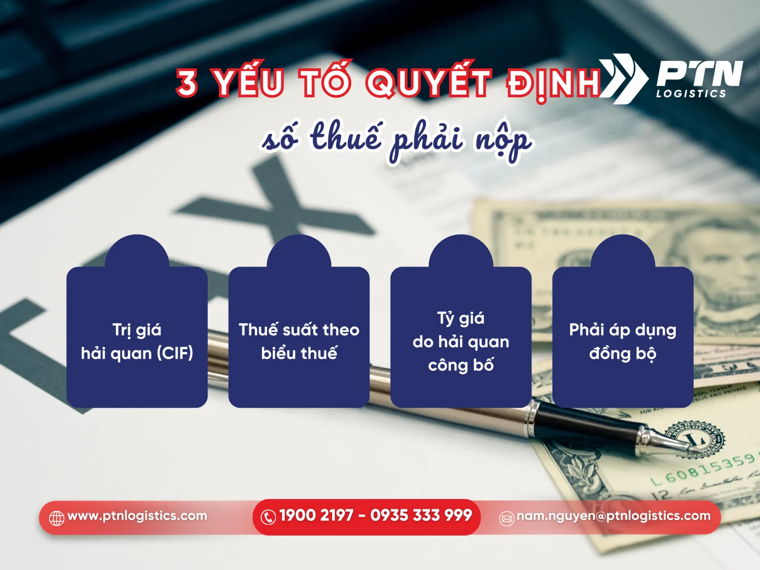 Những căn cứ tính thuế xuất nhập khẩu