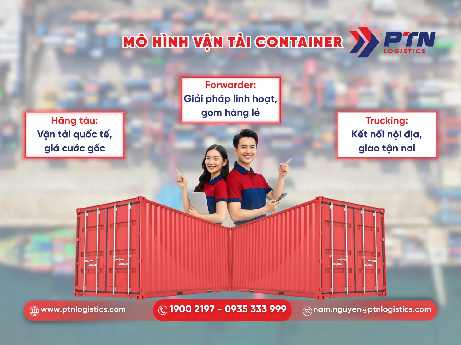 Những mô hình công ty vận tải container