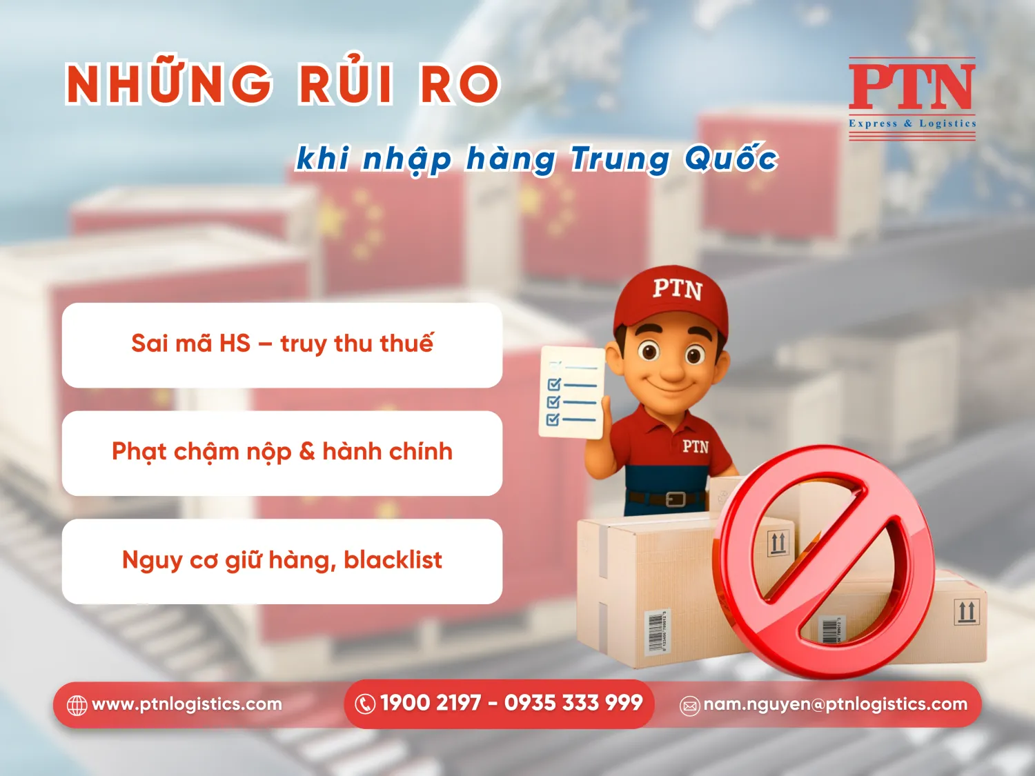 Những rủi ro khi nhập hàng Trung Quốc 