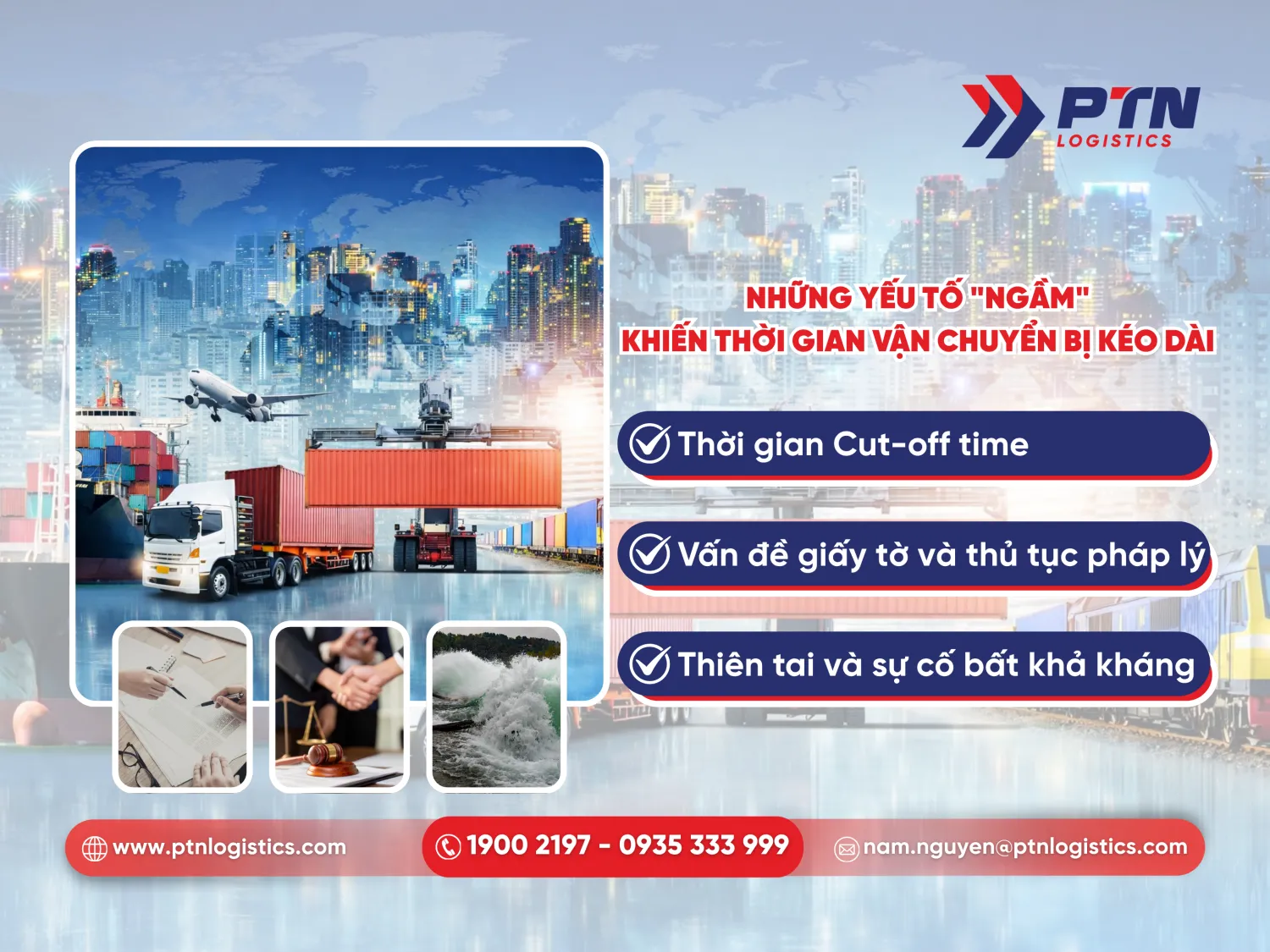 Những yếu tố ngầm khiến thời gian vận chuyển bị kéo dài hơn