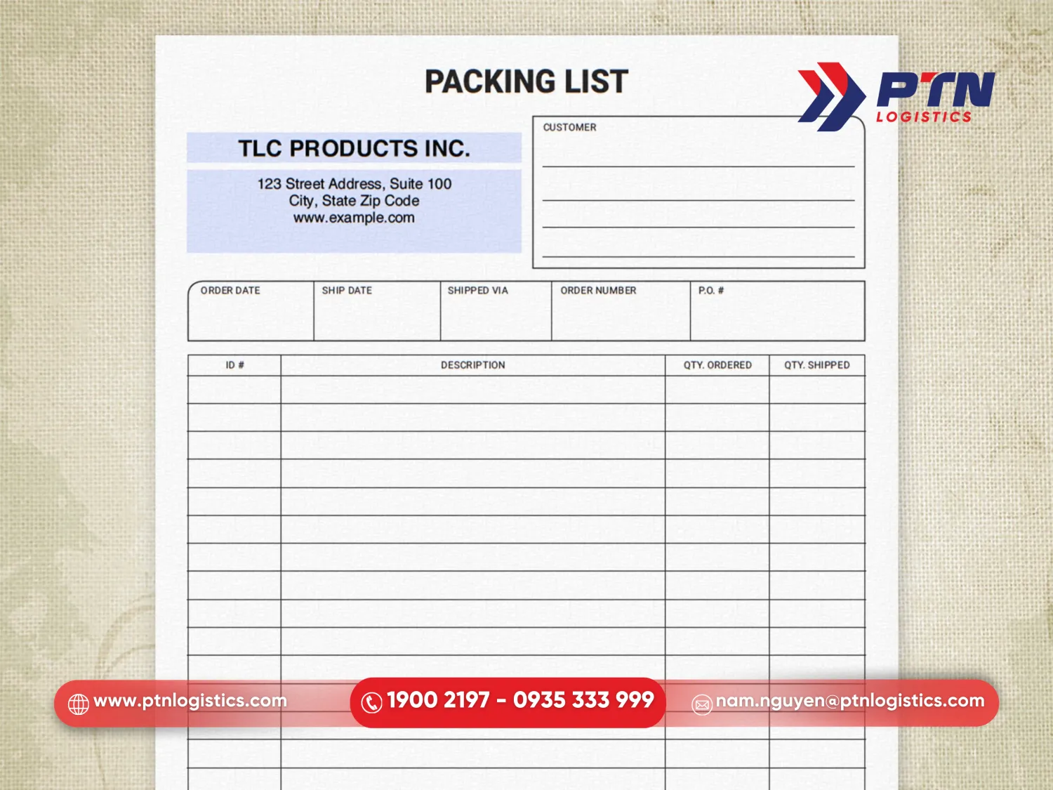 Packing list là mạnh ghép hoàn thiện bộ hồ sơ chứng từ xuất nhập khẩu