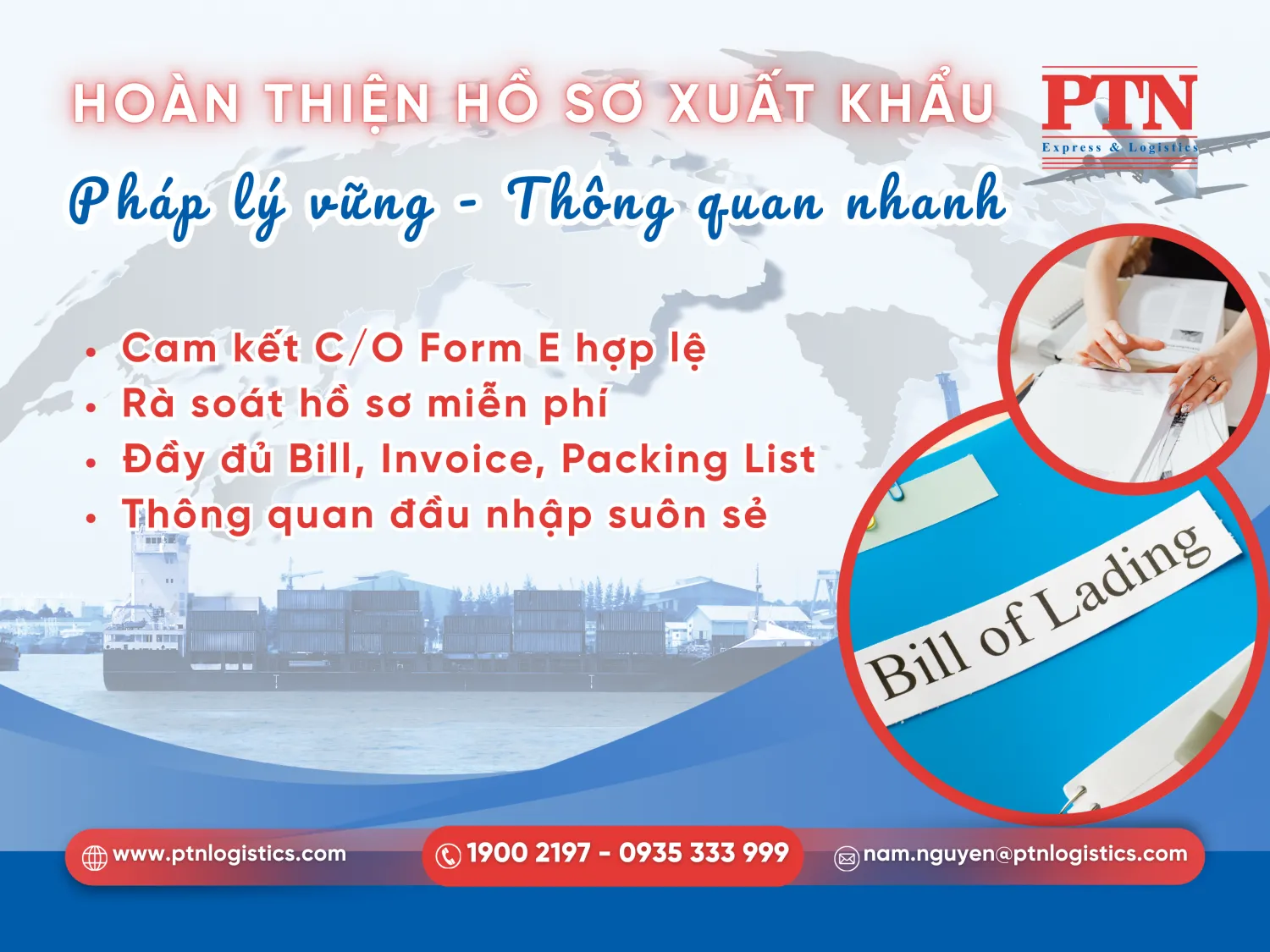 Phát hành vận đơn và chứng từ xuất khẩu