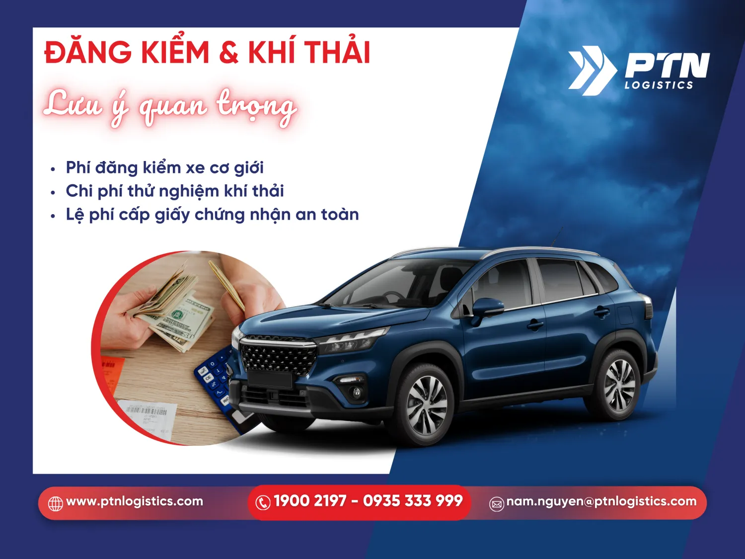 Phí đăng kiểm khi nhập ô tô