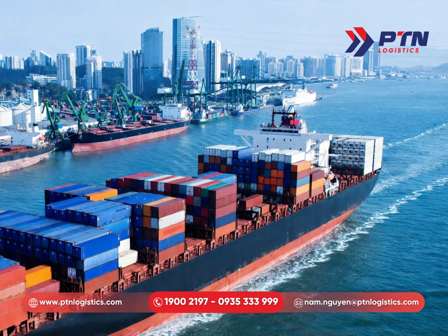 Phương thức vận chuyển đường biển kết hợp trung chuyển