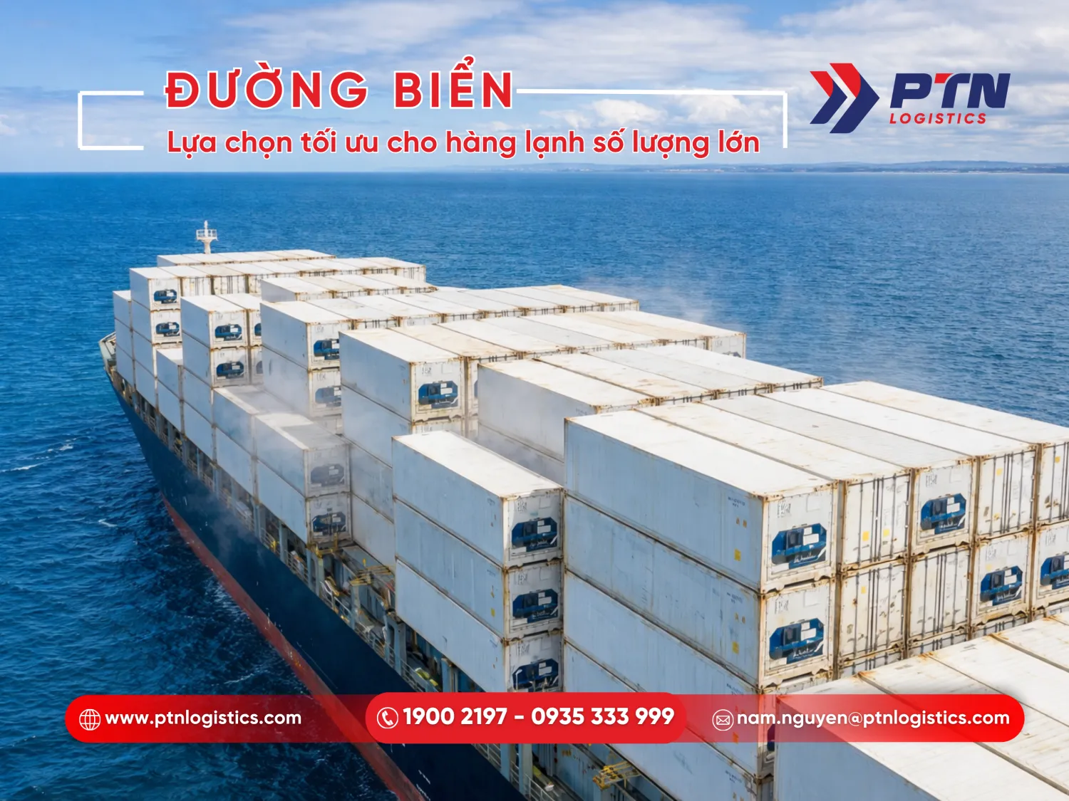 Phương thức vận chuyển hàng lạnh Bắc Nam bằng đường biển