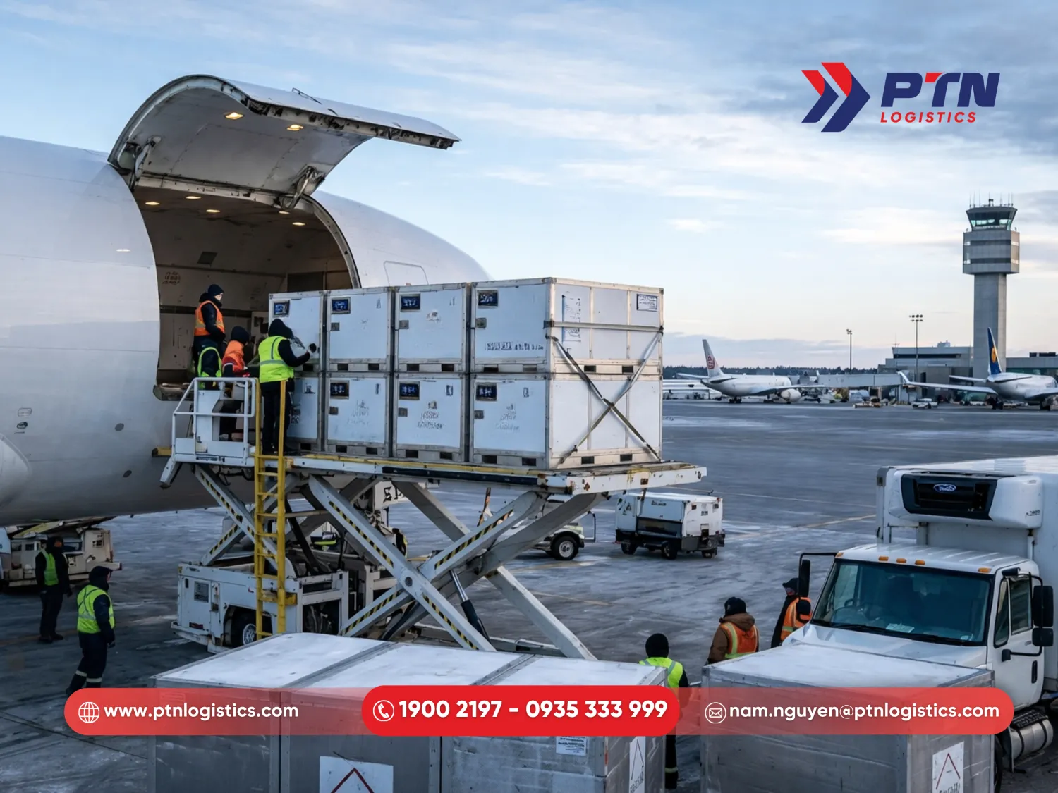 Phương thức vận chuyển hàng lạnh Bắc Nam bằng đường hàng không