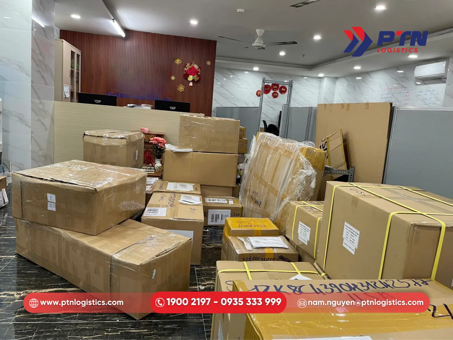 Pick up và nhập hàng vào kho