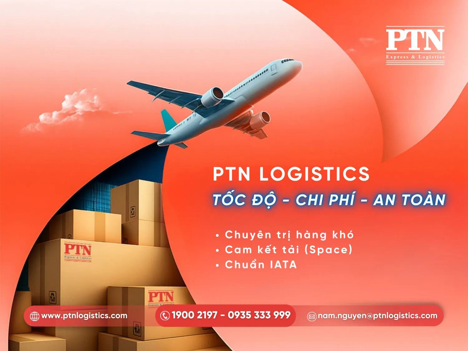 PTN Logistics là đối tác vận chuyển hàng air