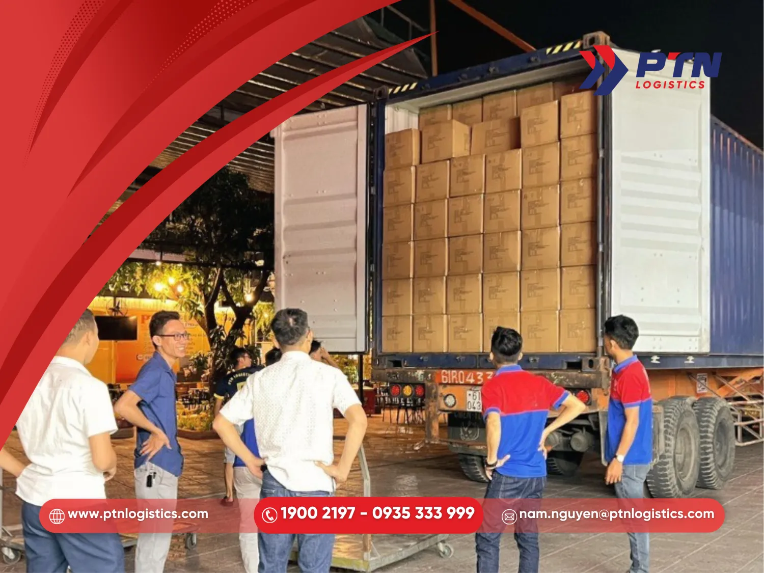 PTN Logistics là đối tác vận tải container uy tín và chuyên nghiệp 