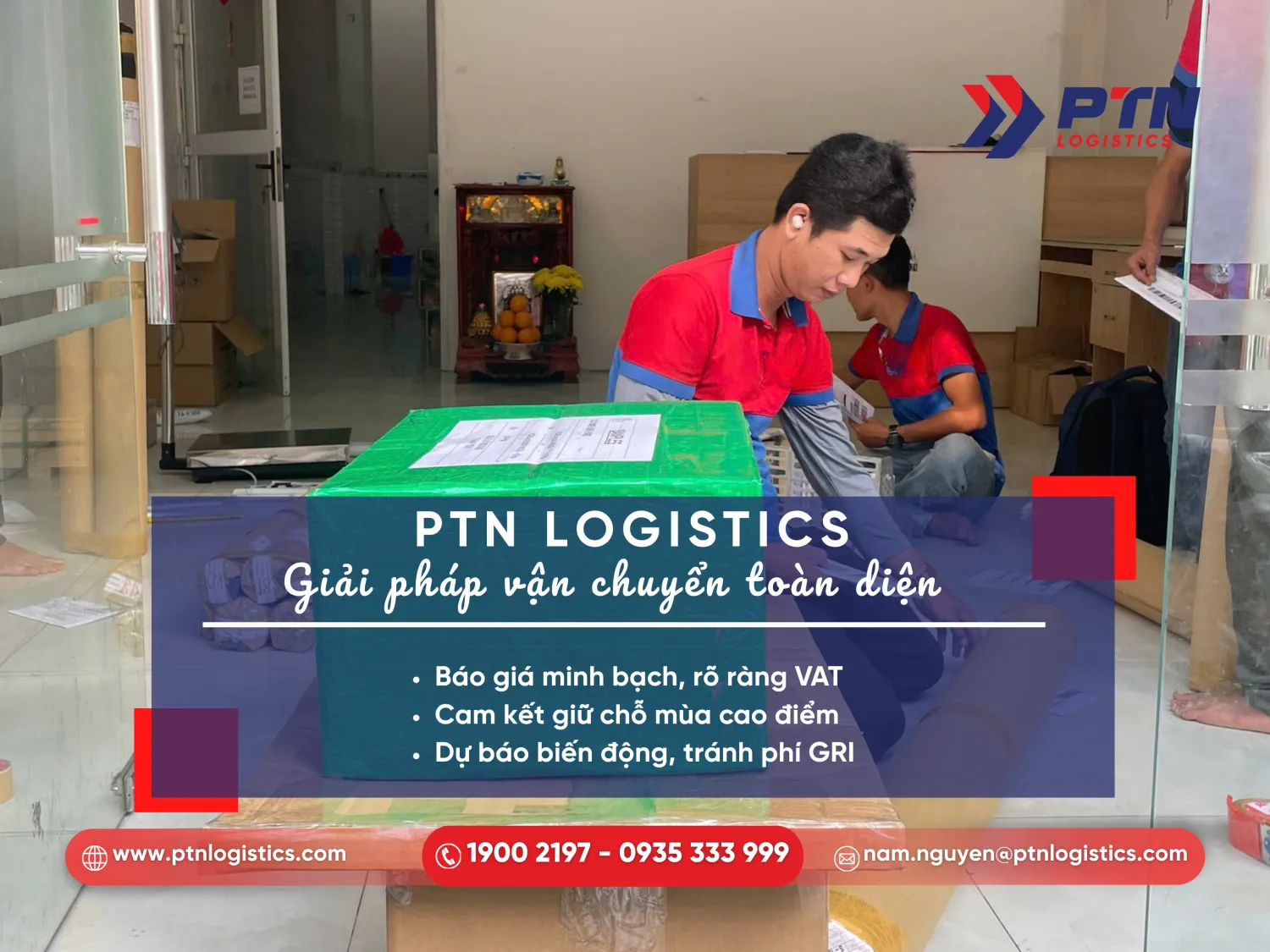 PTN Logistics giúp tối ưu chi phí và quản lý rủi ro