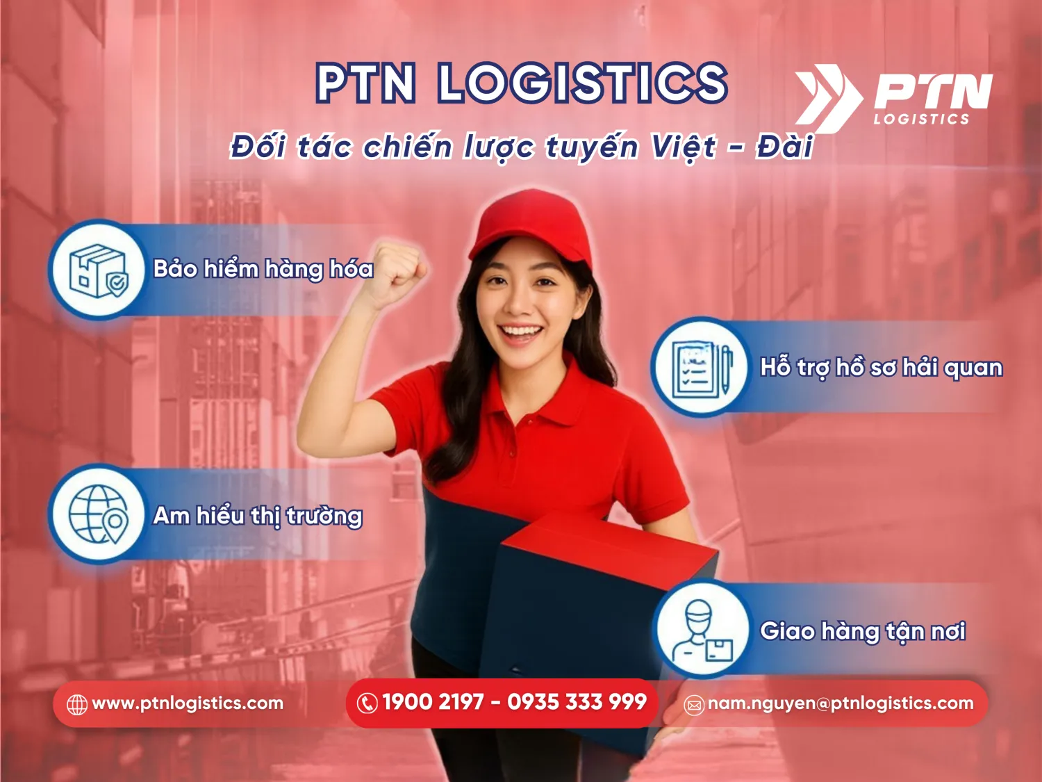 PTN Logistics tối ưu giải pháp vận chuyển