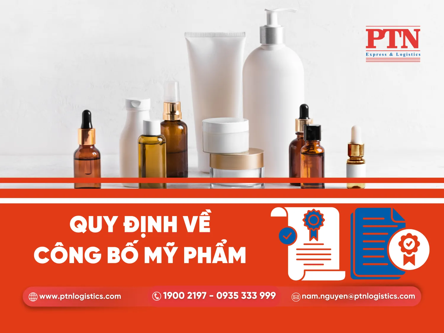 Quy định về công bố mỹ phẩm
