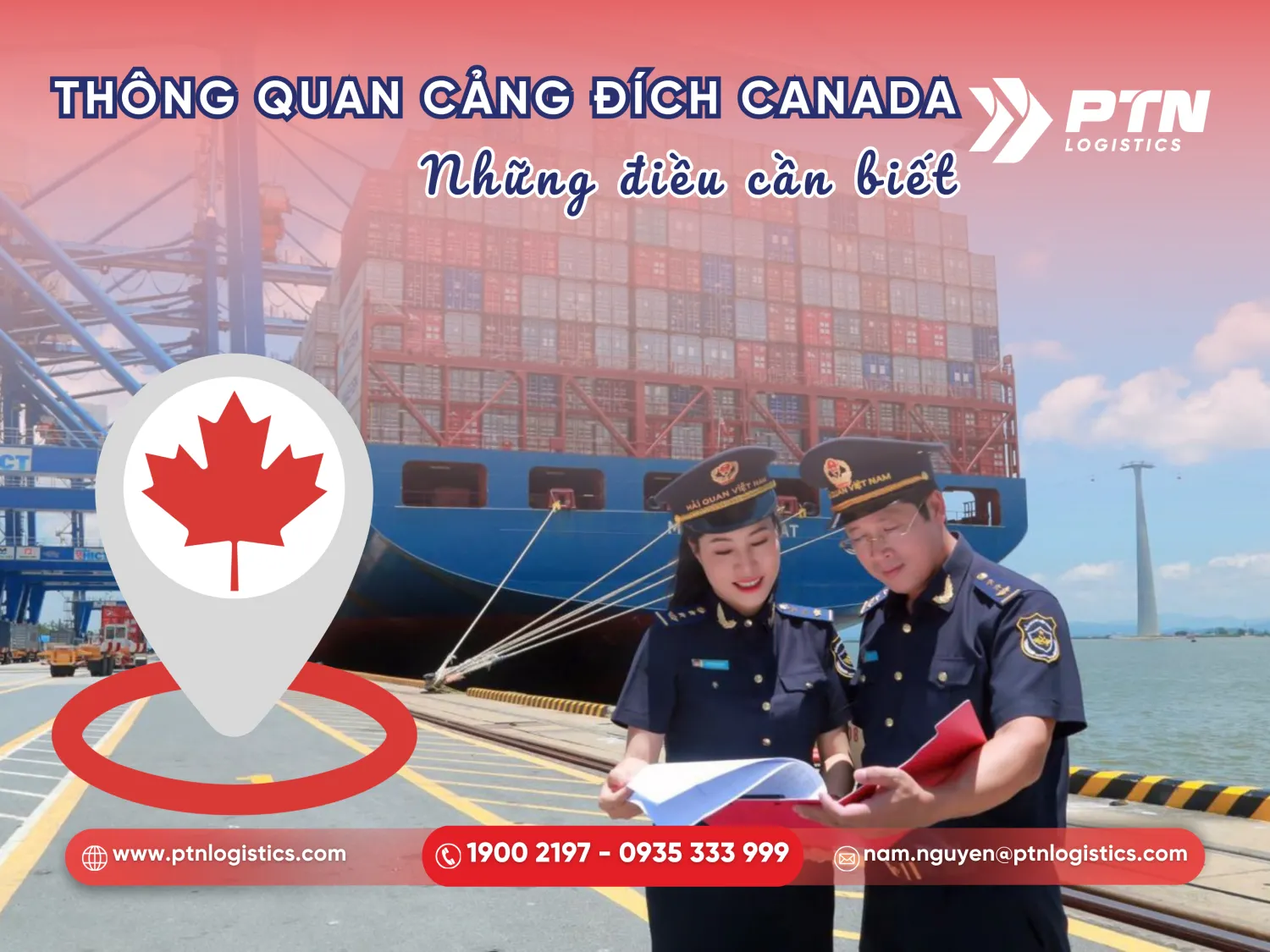 Quy trình các bước thông quan tại cảng đích