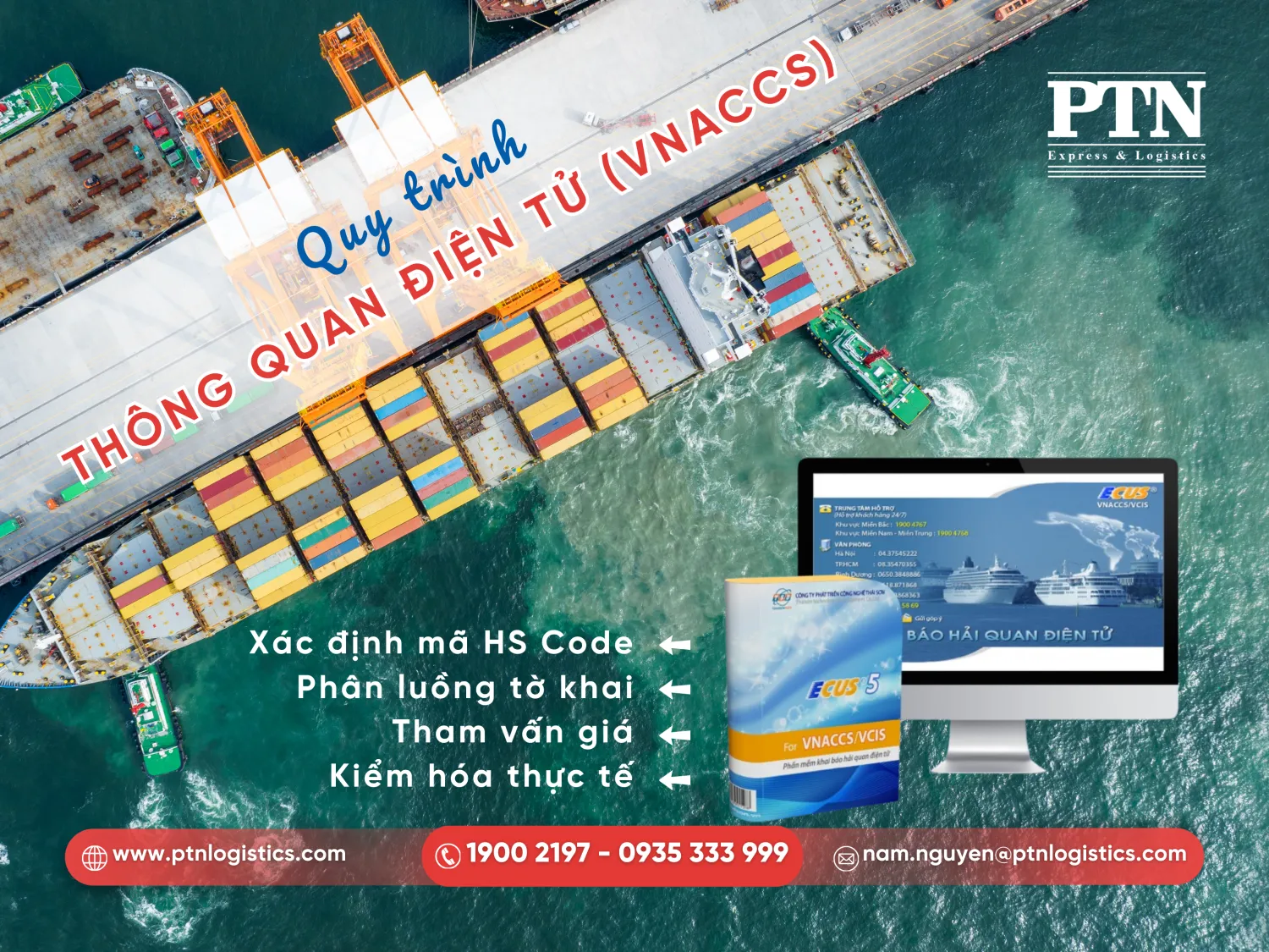 Quy trình khai báo hải quan điện tử