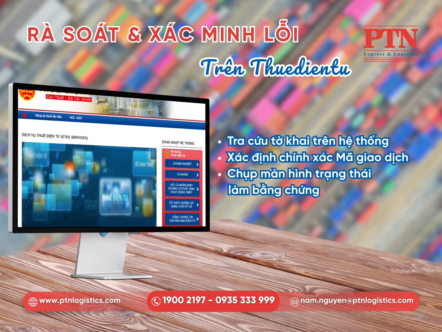 Rà soát lỗi sai trên hệ thống thuedientu