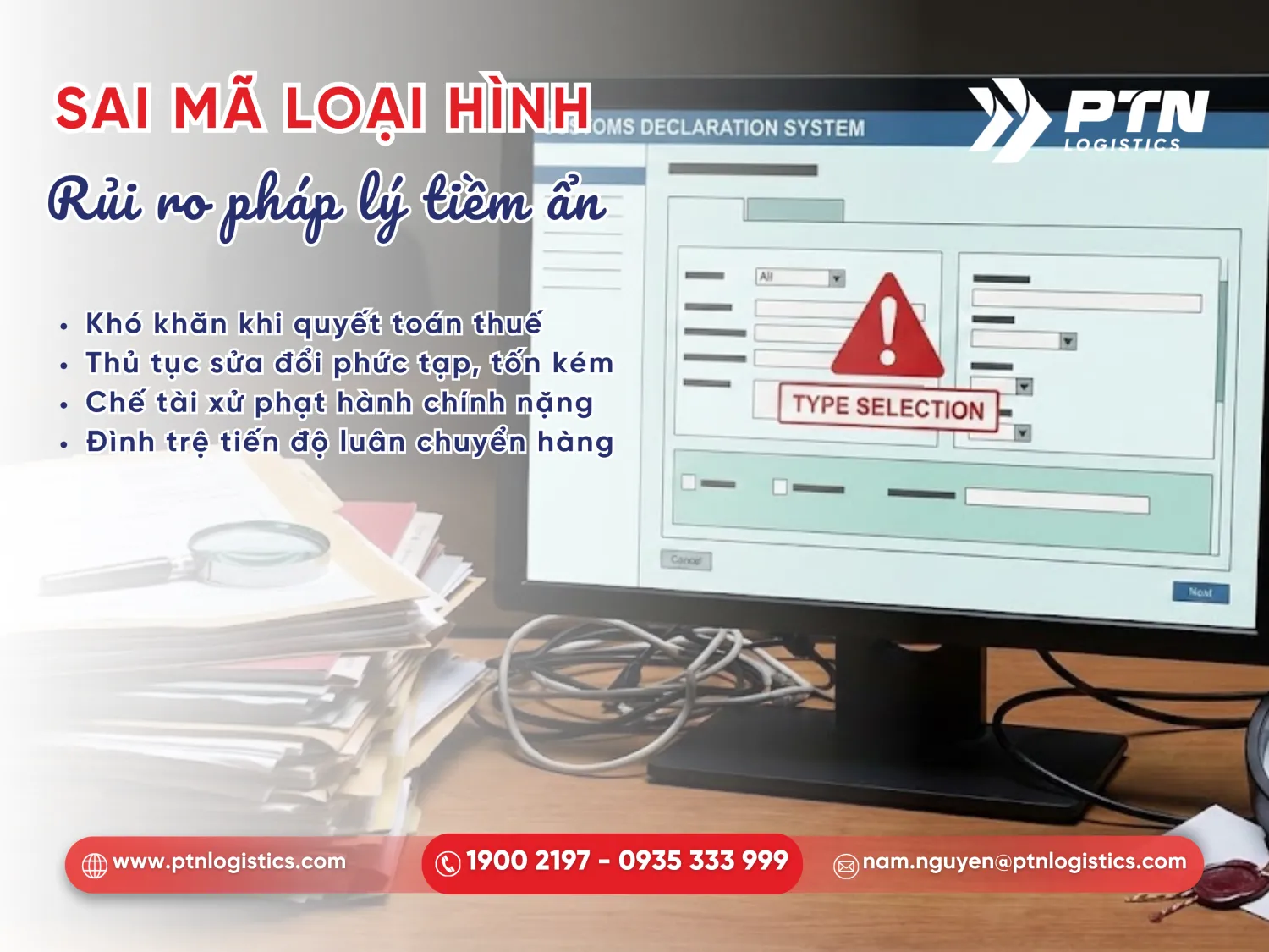 Rủi ro khai sai loại hình xuất khẩu