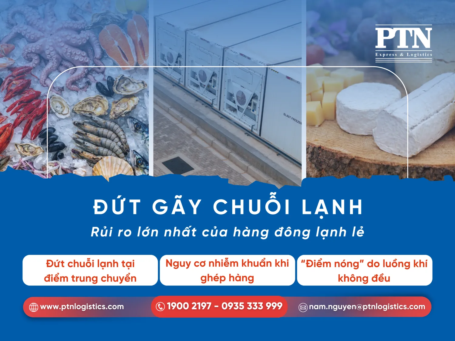 Rủi ro khi đứt gãy chuỗi lạnh