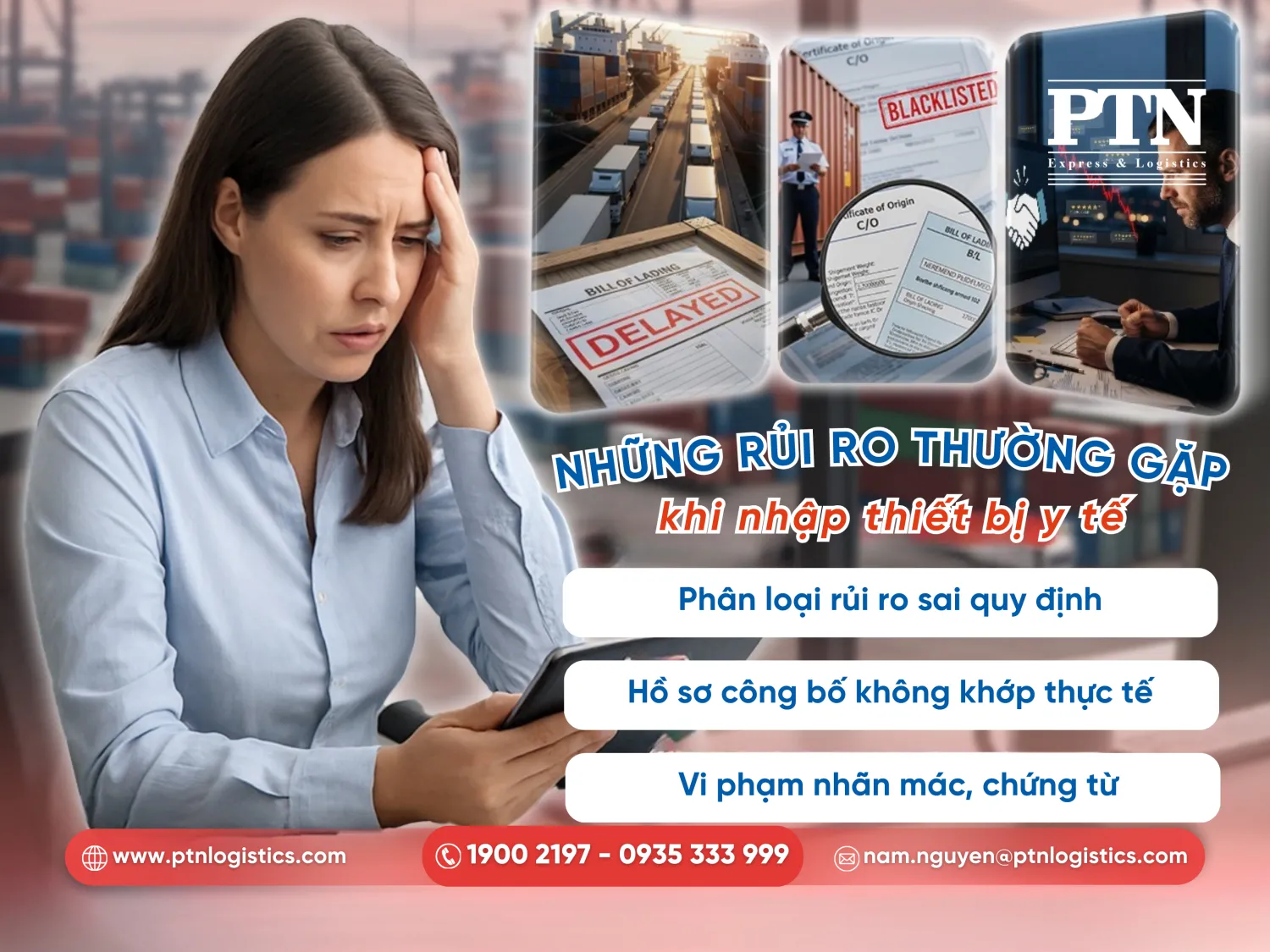 Rủi ro khi làm thủ tục hàng nhập khẩu