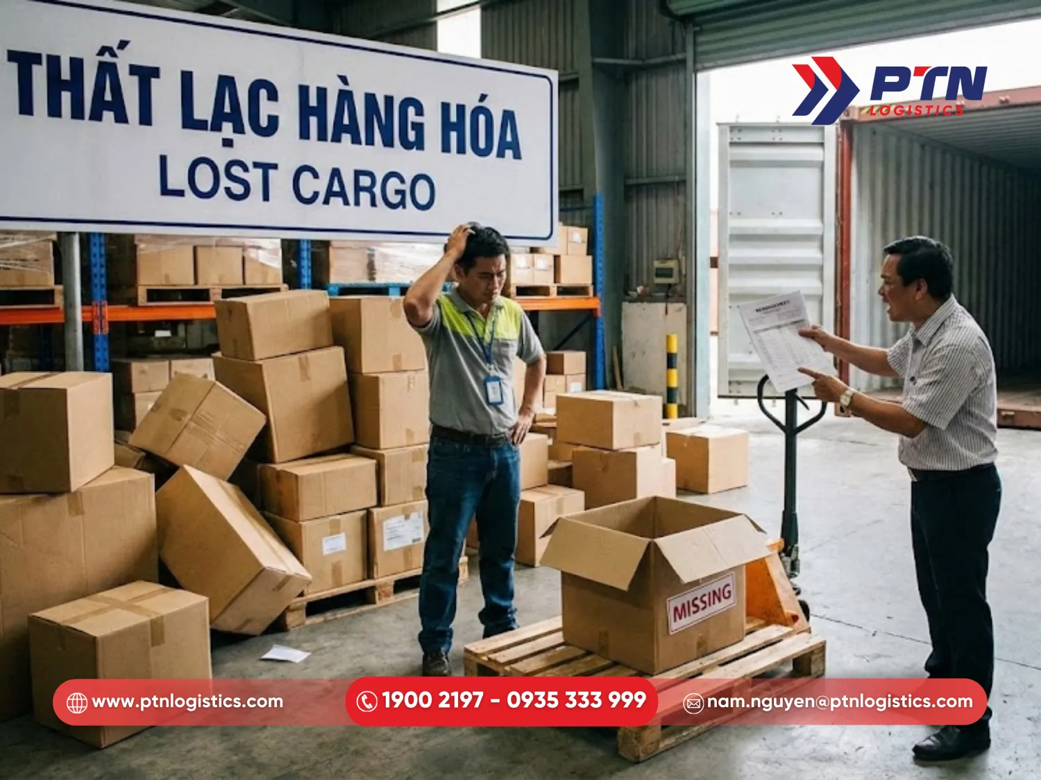 Rủi ro thất lạc hàng hóa
