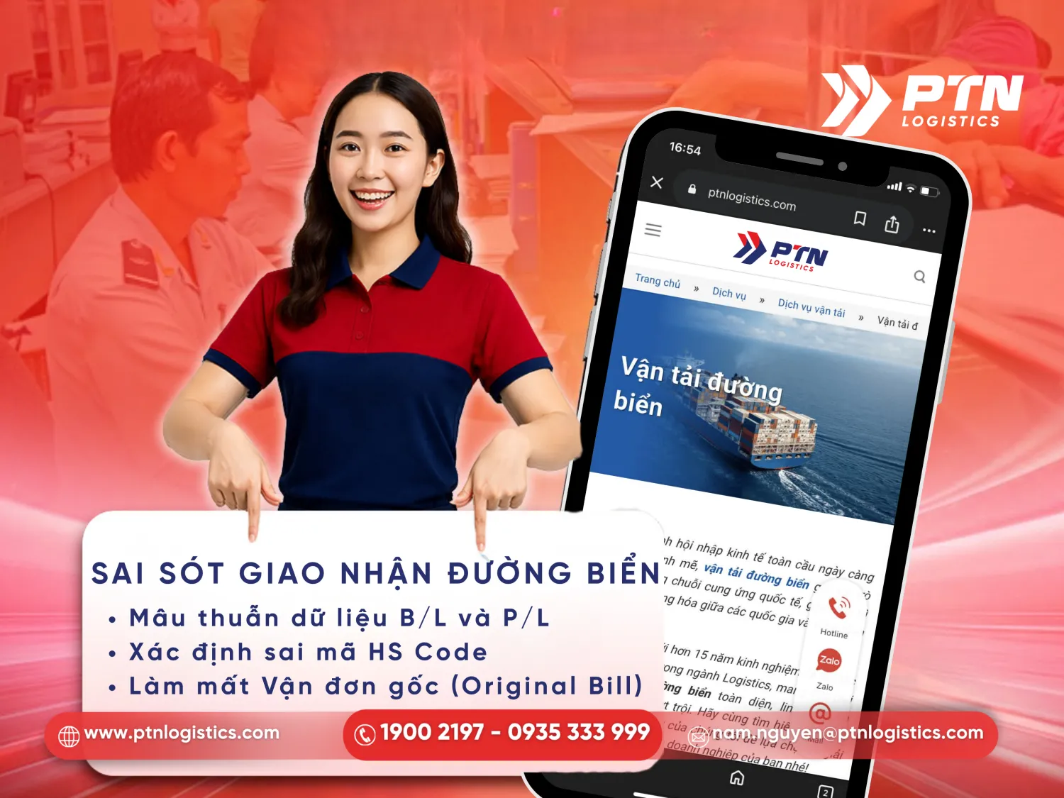 Sai sót khi làm thủ tục giao nhận hàng bằng đường biển
