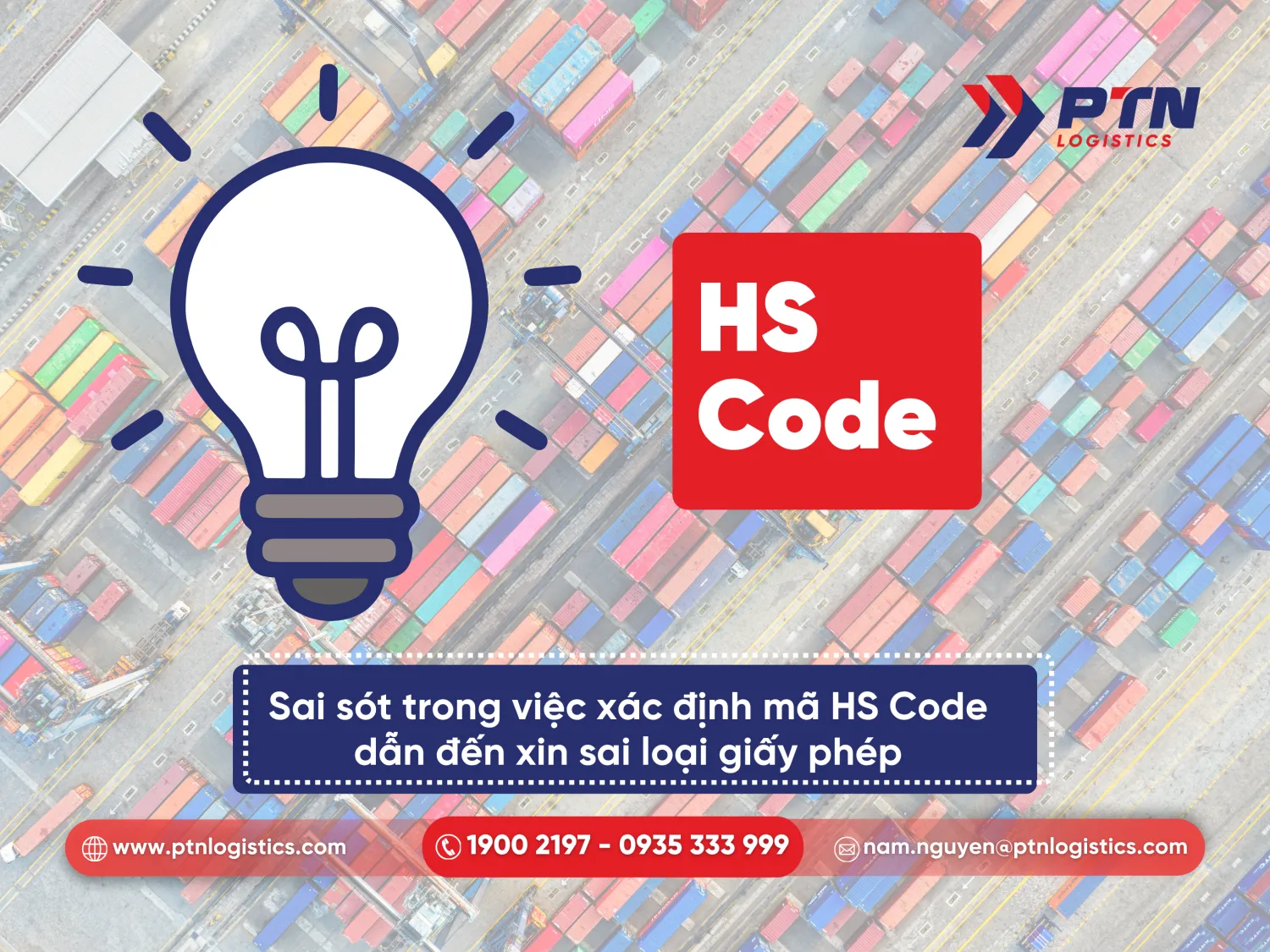 Sai sót trong việc xác định HS Code dẫn đến xin sai loại giấy phép