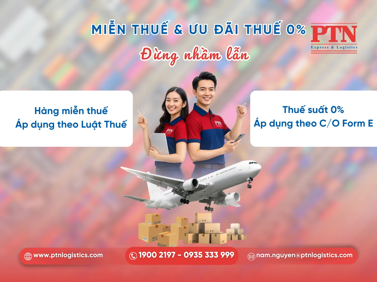 Sự khác biệt giữa hàng miễn thuế và thuế xuất 0%