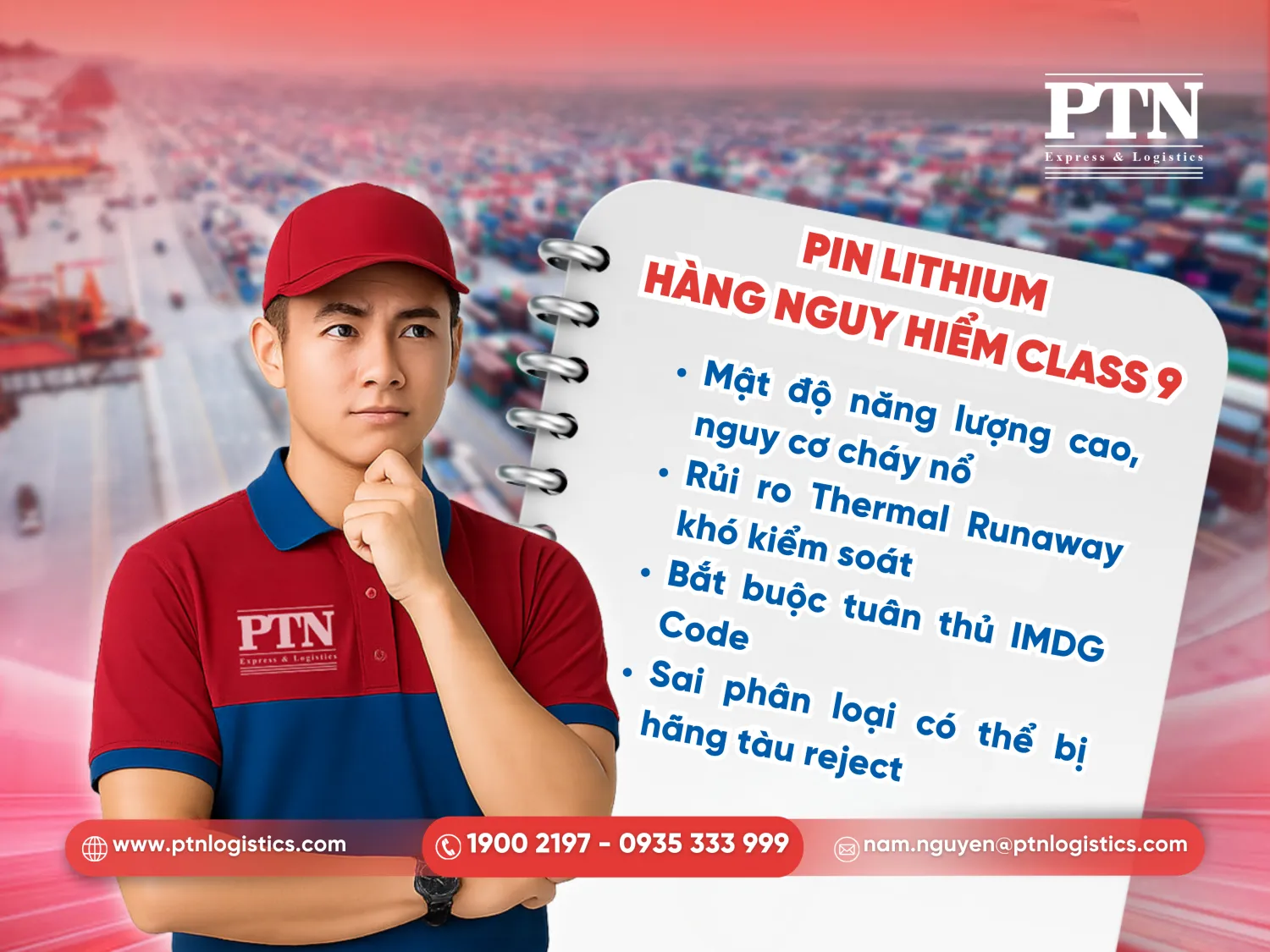Tại sao pin lại là hàng nguy hiểm