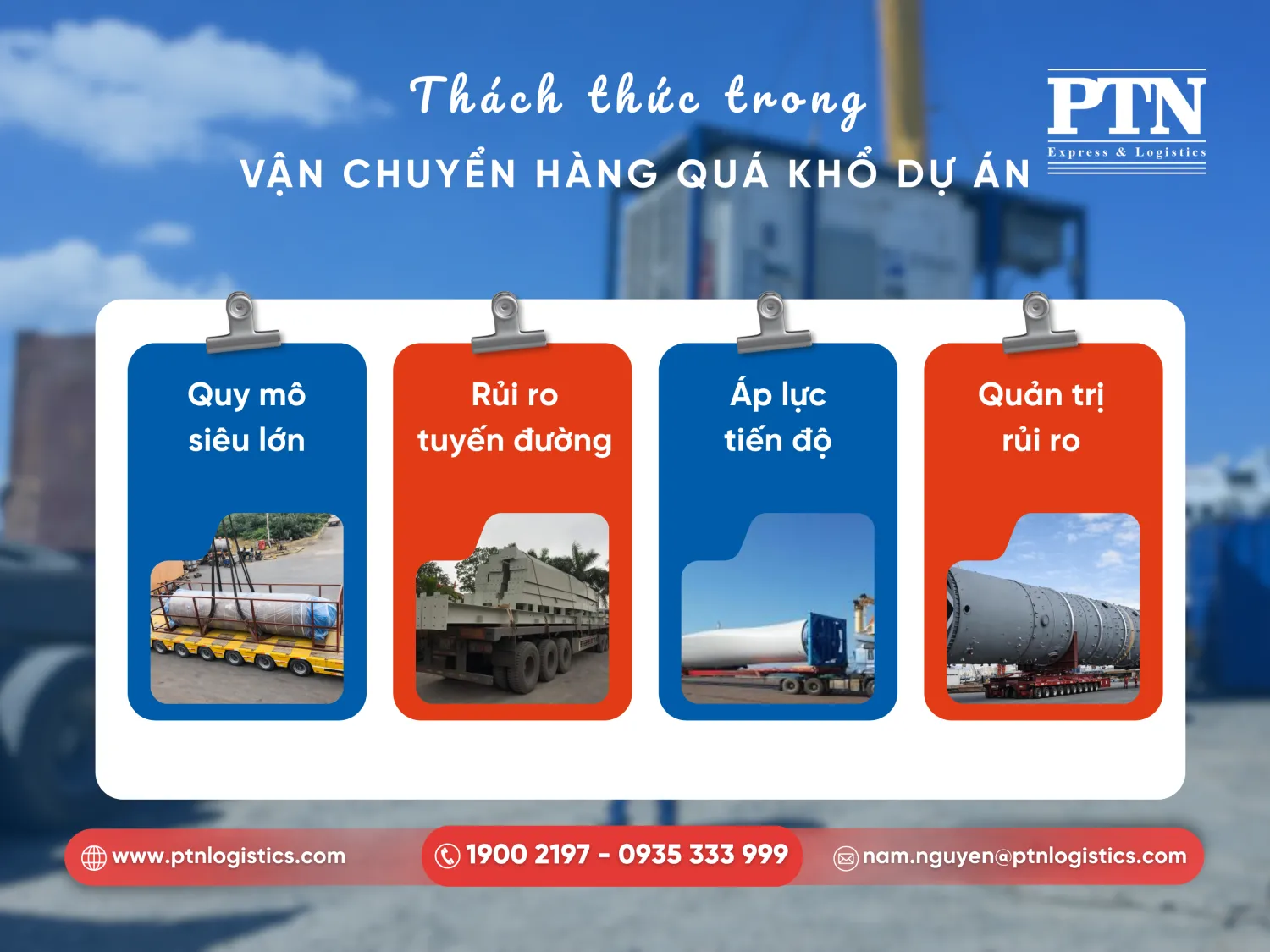 Thách thức khi vận chuyển hàng quá khổ