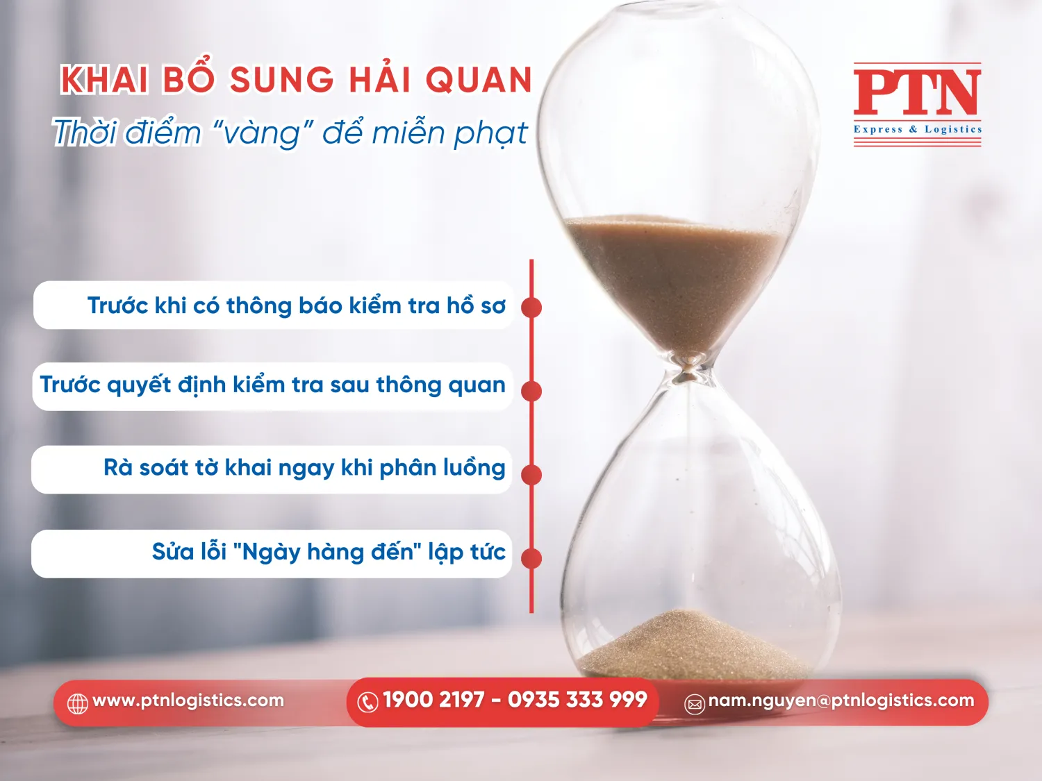 Thời điểm để khai báo bổ sung không bị phạt